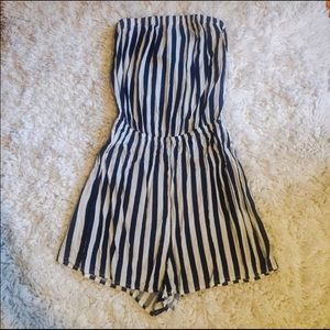 Strapless h&m romper